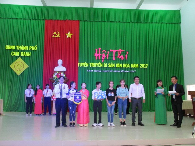 HỘI THI TUYÊN TRUYỀN DI SẢN VĂN HÓA NĂM 2017 TẠI THÀNH PHỐ CAM RANH