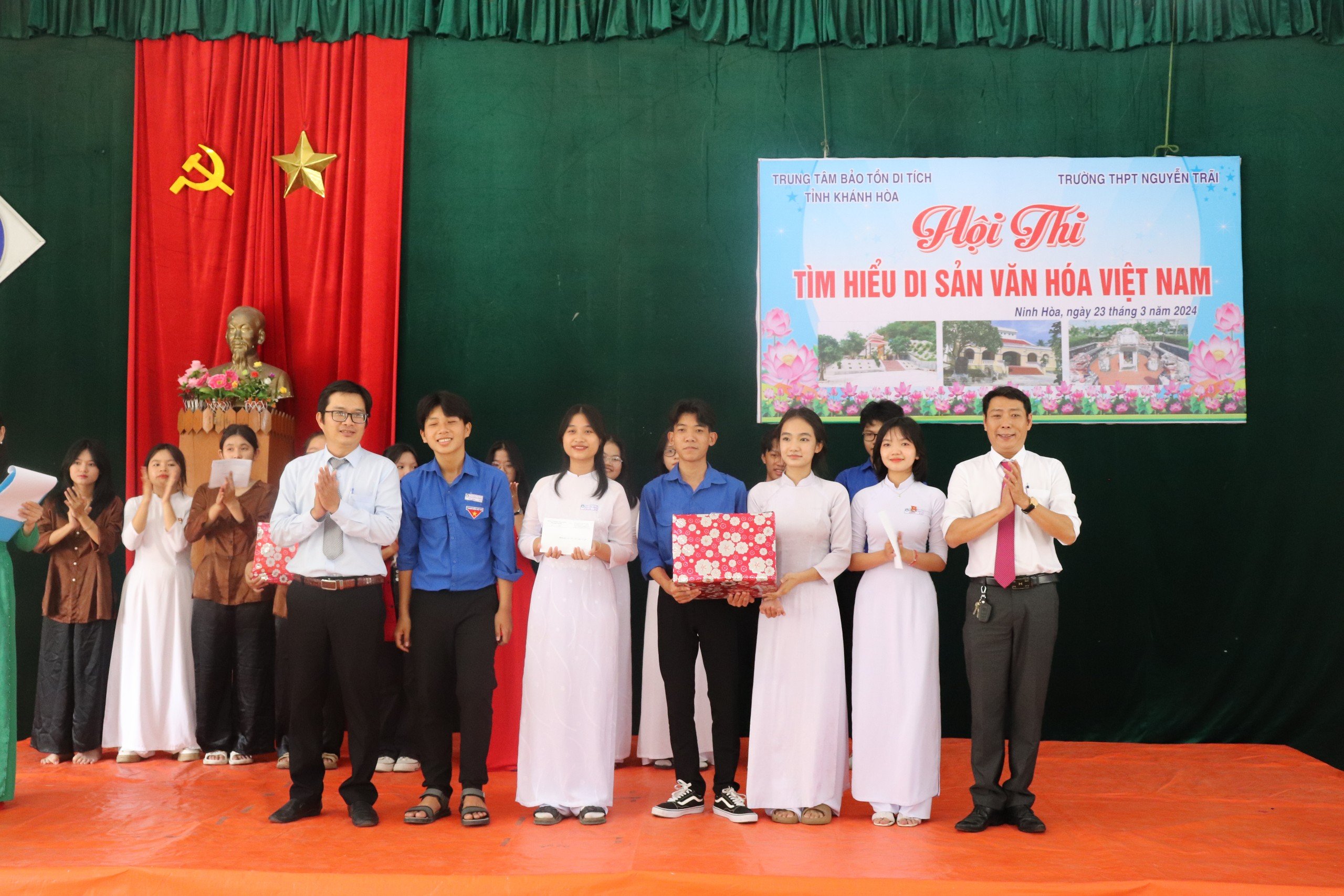 HỘI THI TÌM HIỂU DI SẢN VĂN HOÁ  TRƯỜNG THPT NGUYỄN TRÃI, THỊ XÃ NINH HÒA