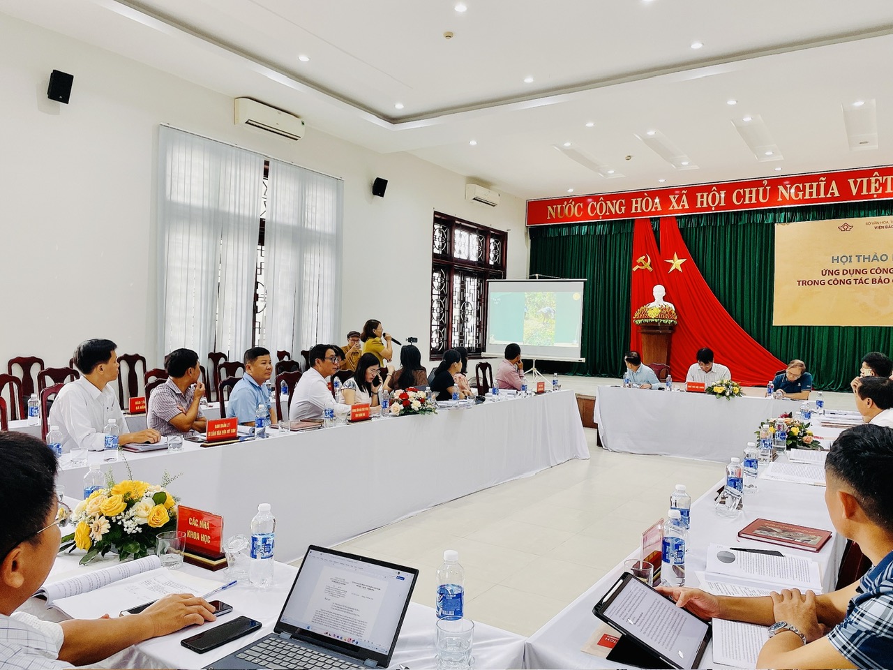 HỘI THẢO ỨNG DỤNG CÔNG NGHỆ HÓA HỌC  TRONG CÔNG TÁC  BẢO QUẢN VẬT LIỆU DI TÍCH:  CƠ HỘI MỚI CHO VIỆC BẢO TỒN DI SẢN VĂN HÓA